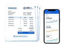 Invoices that <span>send themselves</span>